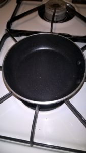 Skillet that's barely not too small for a stove-top