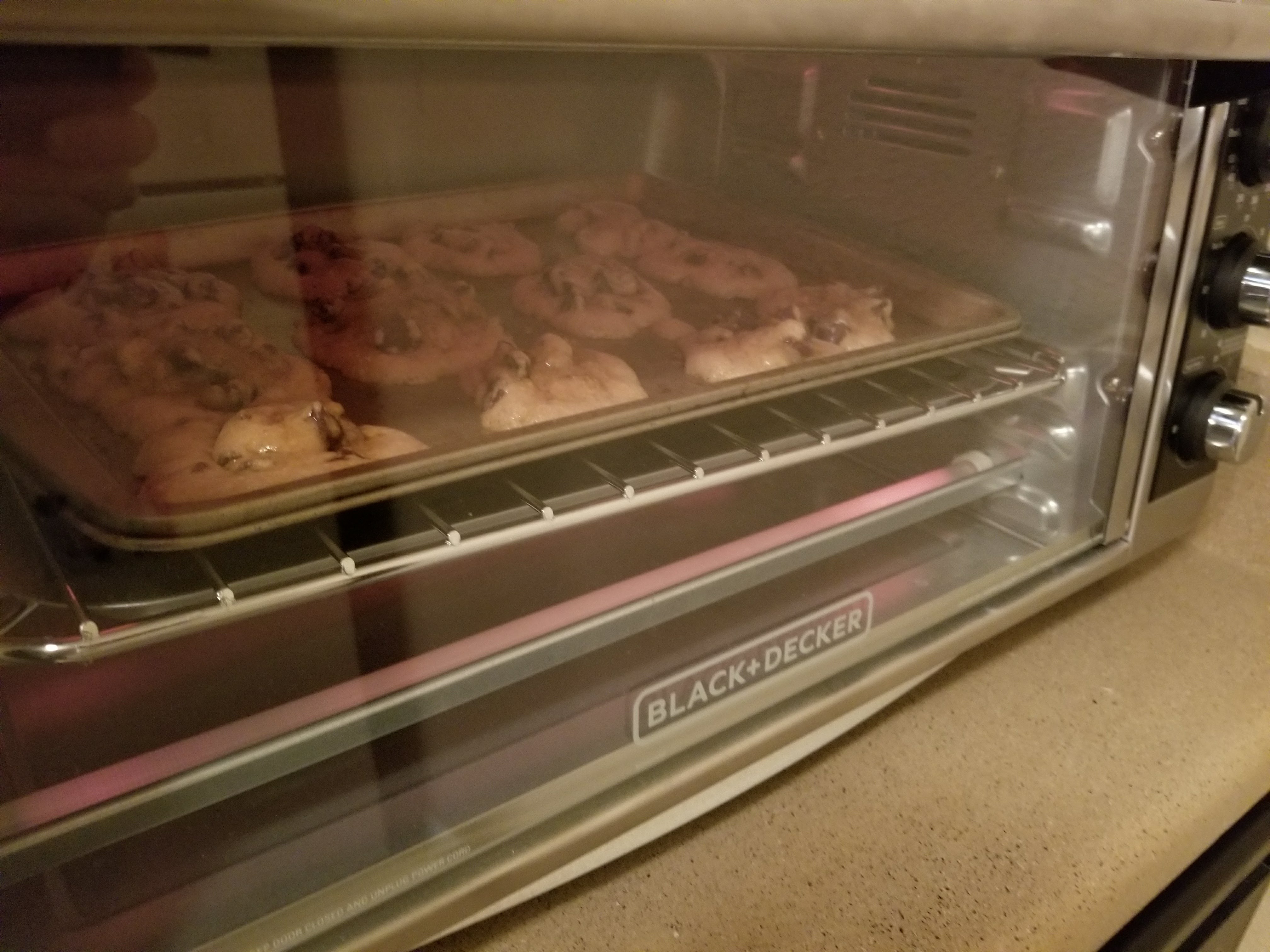 Cookies in Toaster Oven